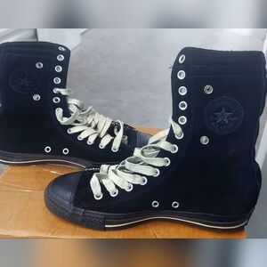 $ $ S O L D $ $  Converse Chuck Taylor All Star X Hi Black Tweed